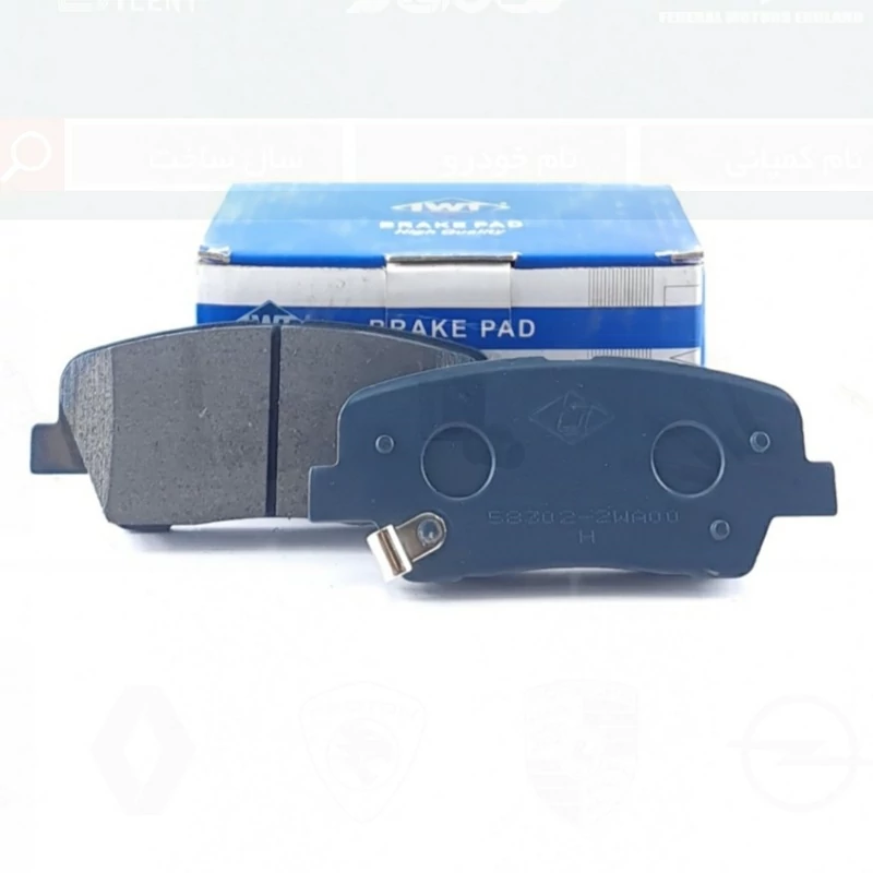 لنت ترمز دیسکی ال دبلیو تی عقب هیوندا سانتافه 3500